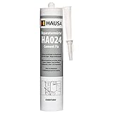 HAUSA Reparaturmörtel Cement Fix HA024 gebrauchsfertiger Fugenmörtel zum Verfugen, Füllen, Ausbessern von Fugen, Brüchen, Rissen Express Zement für Innen und Außen, 310ml zementgrau