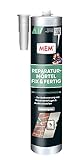 MEM Reparatur-Mörtel Fix & Fertig, Für Mauerwerksfugen und Ausbruchstellen, Für innen und außen, Gebrauchsfertig, Überstreichbar, Zementgrau, 300 ml