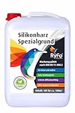 RyFo Colors Silikonharz Spezialgrund 10L – Silikonharz Grundierung & Tiefengrund für Fassaden und Putz, hohe Eindringtiefe, diffusionsfähig, für innen und außen