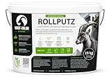 GOAT Rollputz - Streichputz 15kg | Innenbereich | für Wand und Decke | leicht zu Verarbeiten | weiß matt | gute Deckkraft | feine Struktur | atmungsaktiv | lösemittelfrei | individuell gestaltbar
