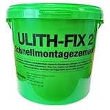 Stabilo Ulith FIX-2 Schnellmontagezement 5 Kg, Grün, Eimer, 5 kg, Bauadhesiv, Montagezement, Zement, 2076497031