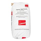 redstone Sperrputz Secco 25kg – Wasserdichter & salzbeständiger Putz für feuchtes Mauerwerk – Hochdruckbeständig bis 0,5 bar – Für Innen- & Außenbereich
