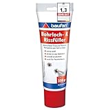 Baufan Bohrloch- und Rissfüller Weiß 350g I Schnell erhärtende Spachtelmasse I Bohrloch Füllung für innen & außen I Zum Ausbessern von Dübellöchern