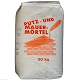 30Kg Mauermörtel 0,33€/Kg Putzmörtel Trockenmörtel Kalk-Zement-Mörtel zum Mauern + Putzen